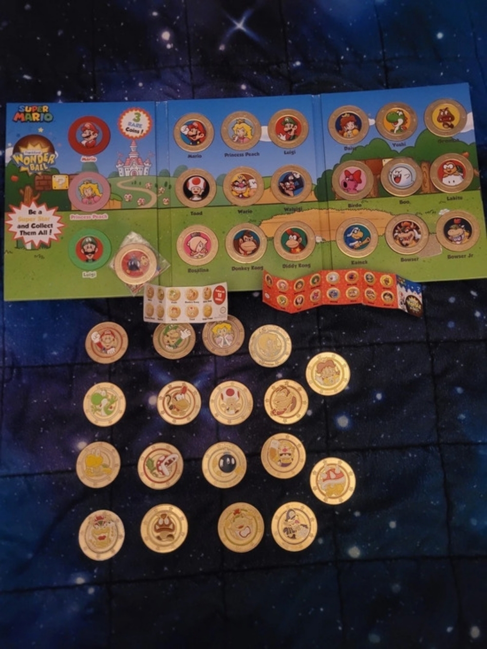 Mario Wonderball Coin Set